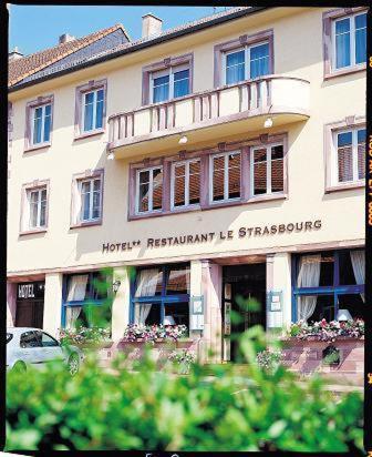 Hotel Restaurant "Le Strasbourg" Bitche Exterior foto